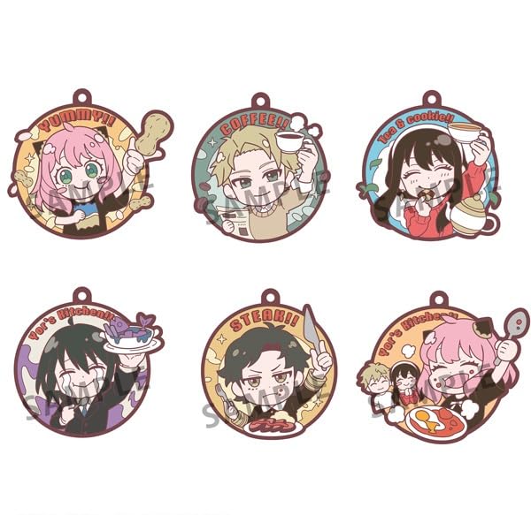 

Резиновый талисман Могумогу 65 мм ПВХ резиновый талисман с шариковой цепочкой SPY×FAMILY(BOX) Прибл.