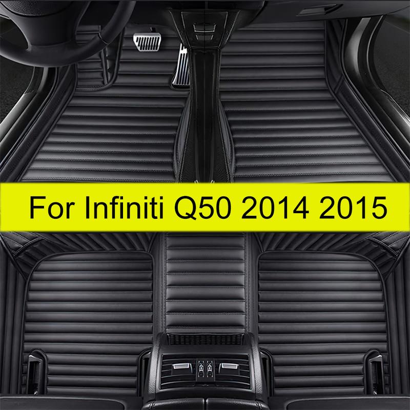 Car floor mats for Infiniti Q50 2014 2015  auto foot Pads automobile carpet cover