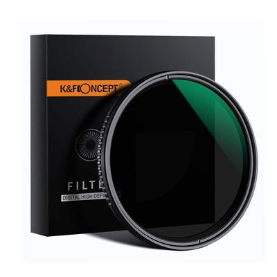 Concept Variable ND Filter Variable ND Light Attenuation Range Water Repellent Thin Frame Design Variable ND K&F ND8~ND2000 Multi-Coating () (40.5mm,