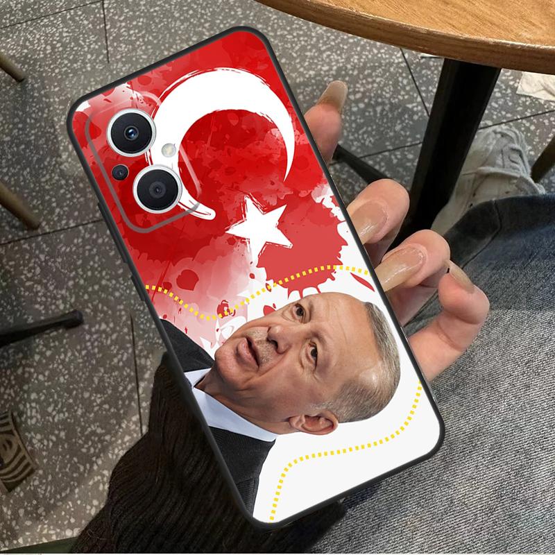 Turkey Recep Tayyip Erdogan For OPPO Reno 11F 12F 13F 14F 8T 10 11 12 13 14 Pro 8 7 Lite OPPO Find X8 X6 X5 X9 Pro Case