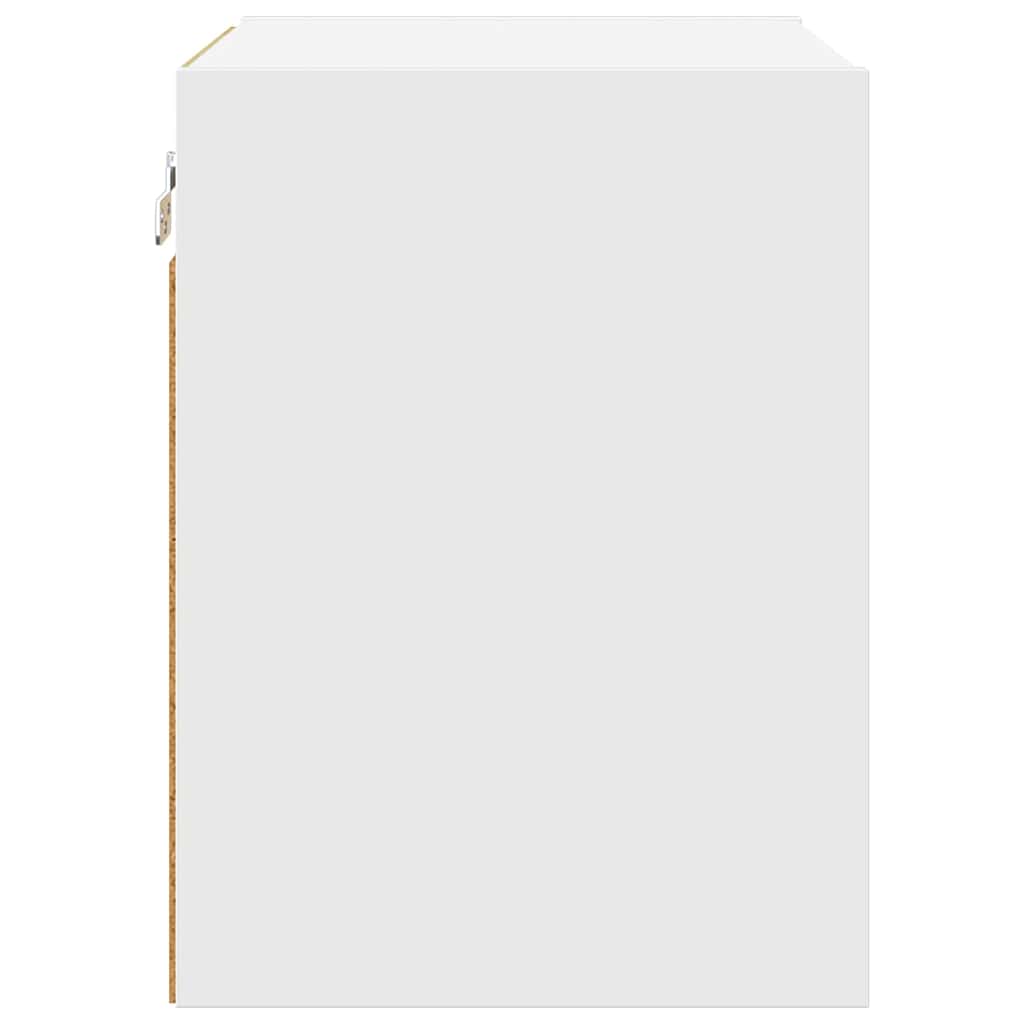 Hanging Cabinet with Storage White 40 x 29.5 x 40 cm Engineered Wood