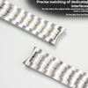 ONEFor Tissot 1853 Haozhi Serie T086 Horlogeband T086407A T086408A Gebogen Einde Massief Roestvrij Staal Band Horlogeketen Heren 22mmMN