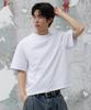 AGOD Back Incision Crop Half T-Shirt [White]