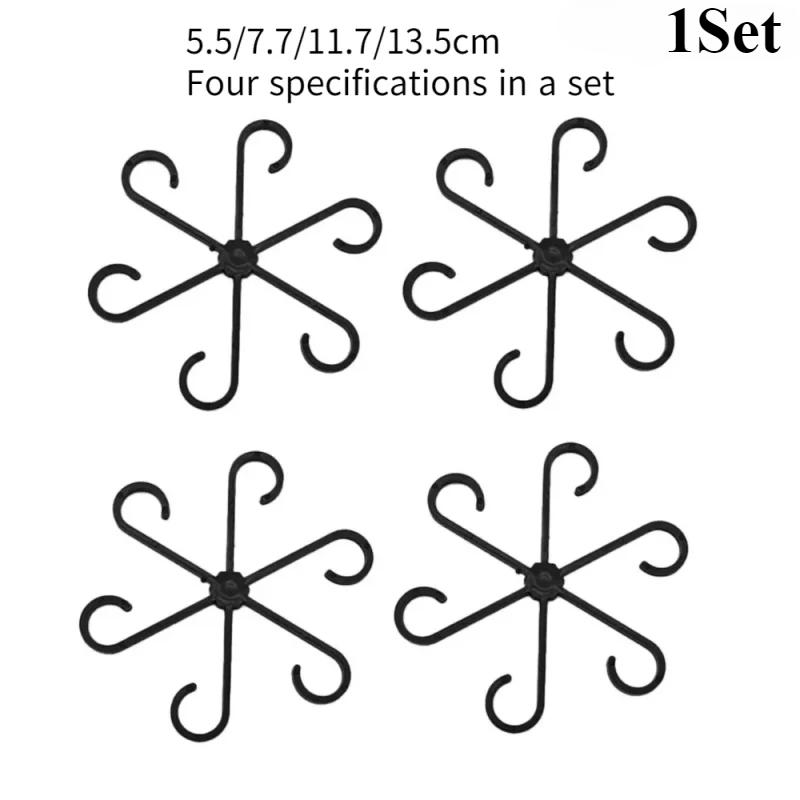 1/2/3Sets Reusable Plant Stem Folding Frame Garden Tools No Stake Trellis Plant Stem Support Support Branches Stem Organizer