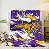 Vikings Team Spirit Portable Blanket/Soft Blanket Bedding Blanket Suitable for Travel Camping Living Rooms Offices Sofas Fan Gifts