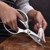 Multi-Functional Stainless Steel Kitchen Scissors: Bone Cutting & Baby Food Prep