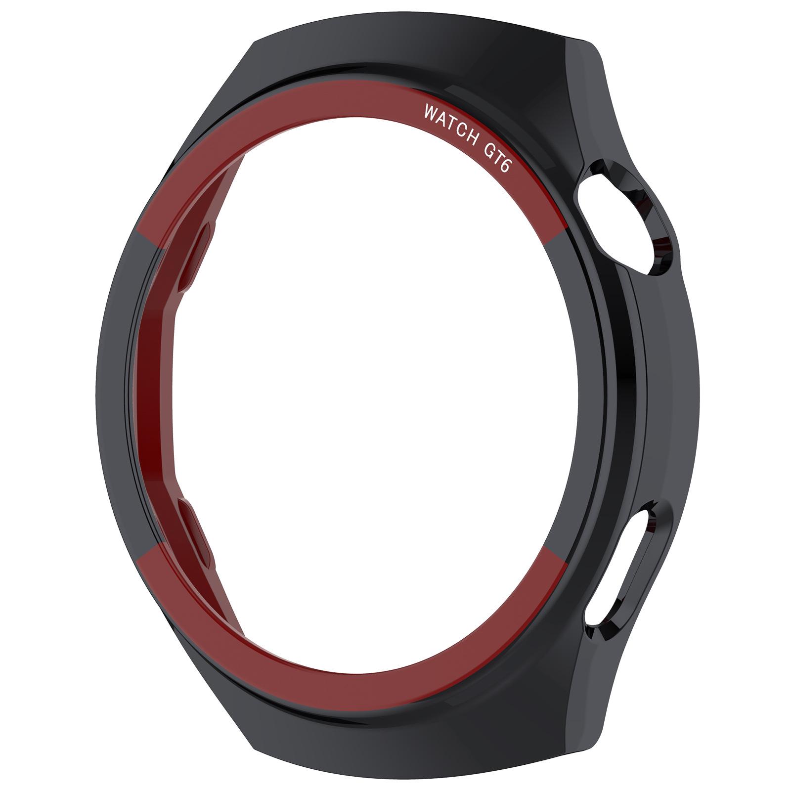 

Захисний корпус із полікарбонату для Huawei Watch GT6 46 мм, серія «Космічні дослідження» чорний/червоний