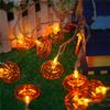 Warm White Pumpkin String Lights Holiday Hanging Decoration Garden Patio Bedroom