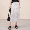 Silkbay Embroidered High-Waist Mid-length Skirt