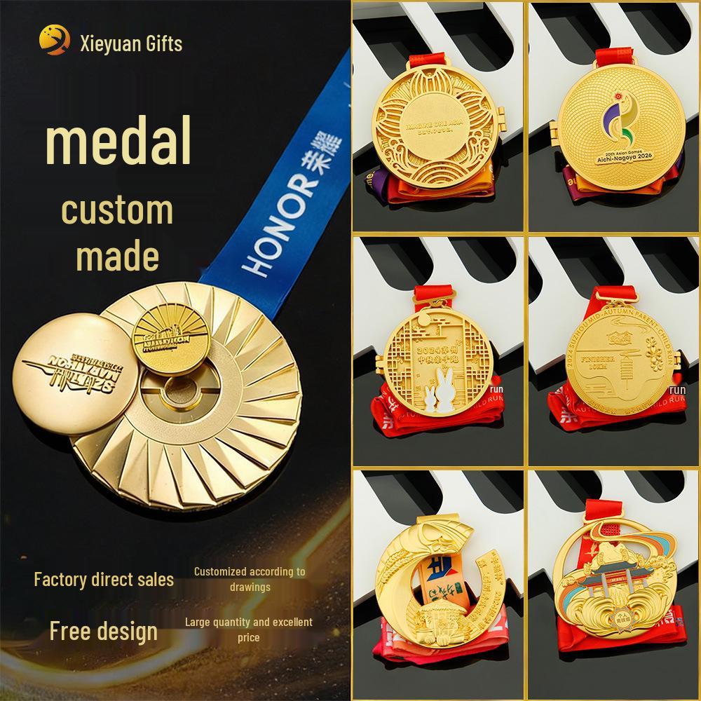 Custom Metal Medals & Honor Plaques for School Sports Meets