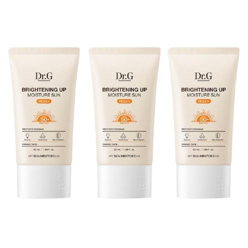 Dr.G Brightening Up Moisture Sun+ 50ml – SPF50+ PA++++ Tone-Up Sunscreen, Mineral UV Protection, Hydrating Cream, Pink Beige Base