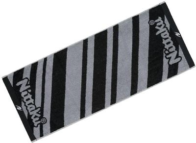 Nittaku Table Tennis Towel Two Tone Mid Towel Front Pile Fabric Black NL9276 (71)