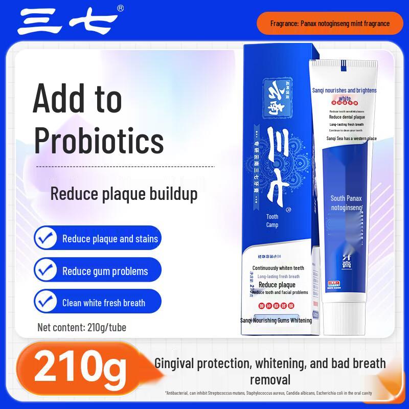 

Sanqi Gum Care Whitening Toothpaste