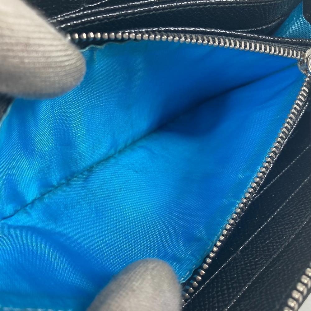 BVLGARI Bulgari Bulgari Zip Around Long Wallet Leather Black