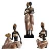 Afrikanische Figur Stammesdame Figur Harzstatue Vintage Skulptur Regalfigur Als Detaillierte Darstellung Einer Afrikanischen Dame