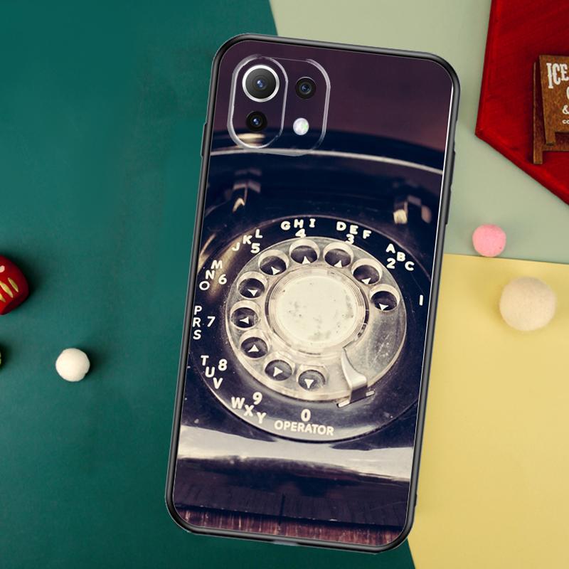 

Retro rotary dial telephone Case For Xiaomi 14T Pro 11T 12T 13T 13 14 15 Ultra POCO X7 Pro X3 X5 M6 F5 F6 X6 Pro Cover Mi 11T (11T Pro)