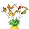 12X Lifelike 3D Butterfly Stakes for Flower Pot Indoor Outdoor Yard Garden Decor