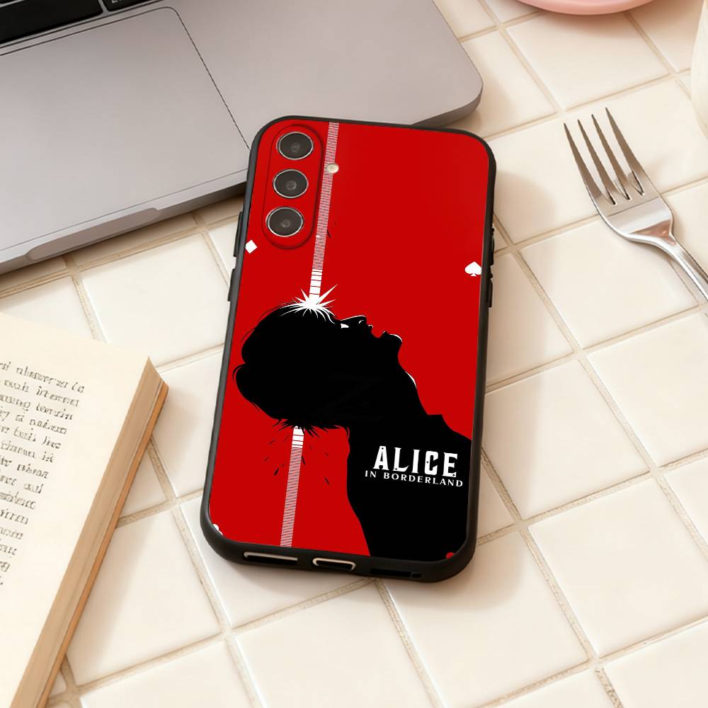Hot TV Alice In Borderland Phone Case For Samsung Galaxy A73,A72,A71,A70,A53,A52,A51,Others Soft Black Shell