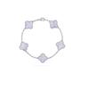 New Arrival Four-leaf Clover Bracelet Natural Mother-of-pearl Agate Accessible Luxury Women's Bracelet