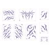 Girl Kpop Anime Cosplay Temporary Tattoo Stickers Set with Waterproof Design for Music Festival Role Play