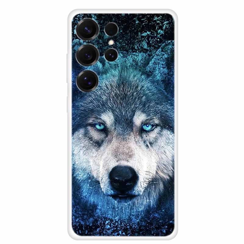 For Samsung Galaxy S26 Ultra Clear Funda Soft TPU Silicone Phone Case S 26 Ultra Cover Transparent Bumper Fashion Flower Lovely