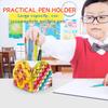 School Season Rainbow Pen Holder Cartoon Building Block Pen Holder Children Diy Small Particles Assembled Girl Gift Ornament