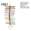 Parrot Anxiety Relief Toy Wooden Strips Toy, Bird Chew with Colorful Beads, Chewing And Climbing Cage Accessory for Budgie Conure