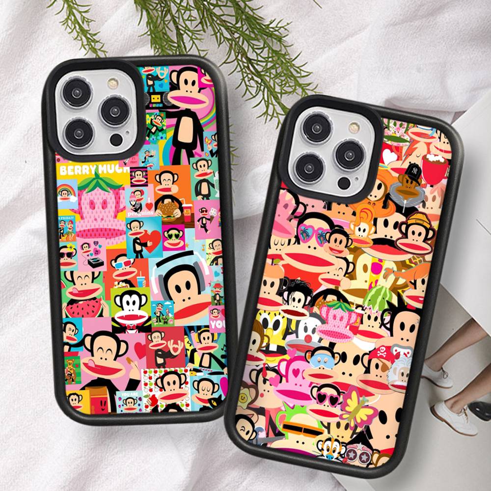 Famous Luxurious P-paul F-frank Phone Case For IPhone 17 Pro 16 Plus 16 Pro Max 15 14 13 12 11 PC+TPU Back Cover