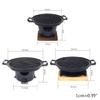 Smokeless Barbecue Grill Outdoor BBQ Plate Roasting Meat Tools Barbecue Grills