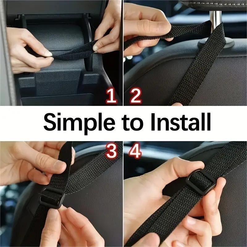 1PC Large Capacity Car Seat Net Pocket Handbag Purse Holder Mesh Back Pouch Between Seats Storage Bag Organizer Car Accessories