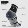 ALPINT MOUNTAIN Ermont Outdoor Hiking Socks for Men, Professional Mountaineering Socks, CoolMax Socks, Mid-Calf Quick-Drying Breathable Sports Socks