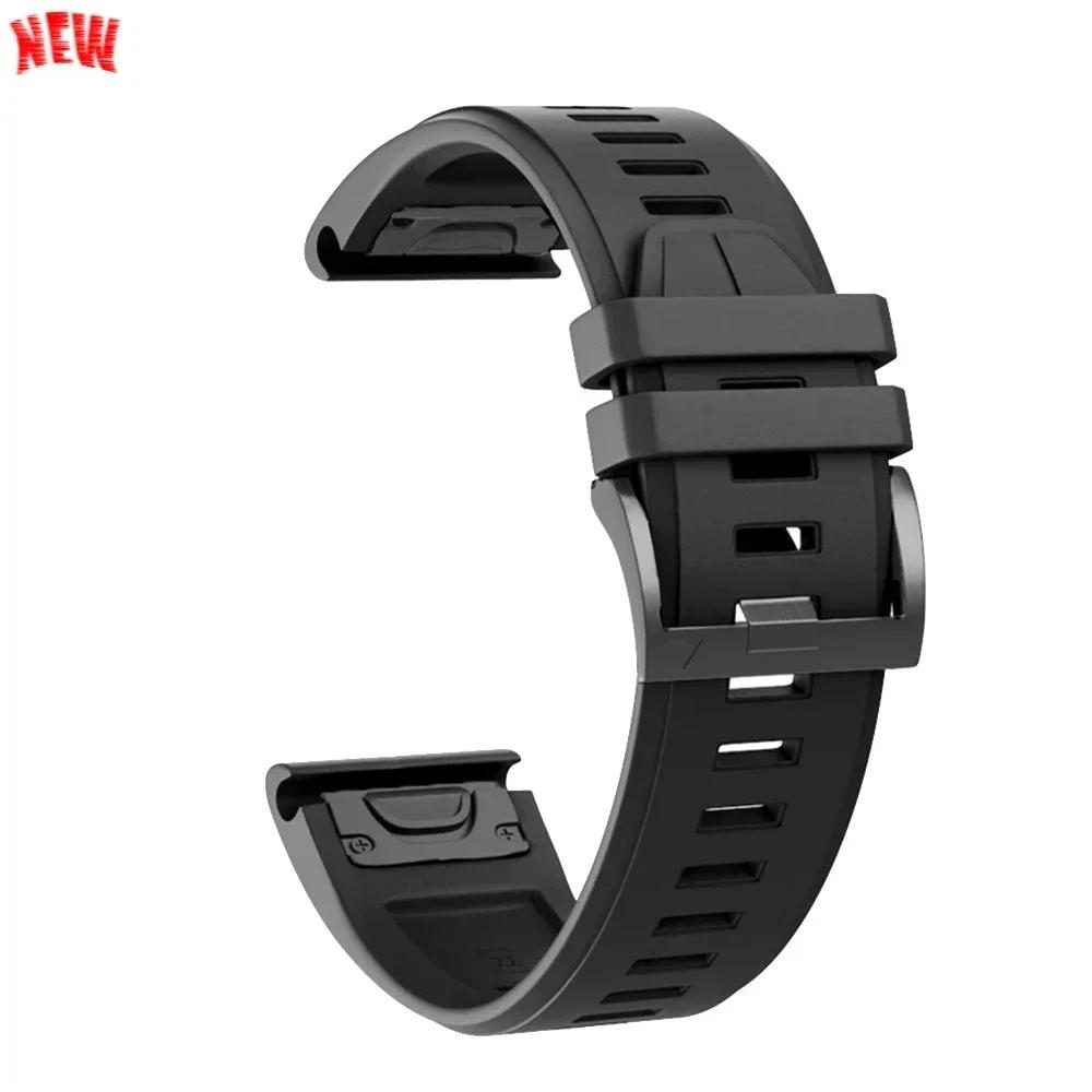 Cinturino in Silicone da 26mm 22mm Per Garmin Fenix 8 E 7 7X Pro 5 5X Plus 6 6X Pro Epix Gen 2 Cinturino Tactix 8 7/Enduro 3 Braccialetto QuickFit
