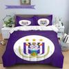 RSC Anderlecht  Pattern Bedding Quilt Set  Home Decoration  Gift (1 * duvet cover + 2 * pillowcase  without core)