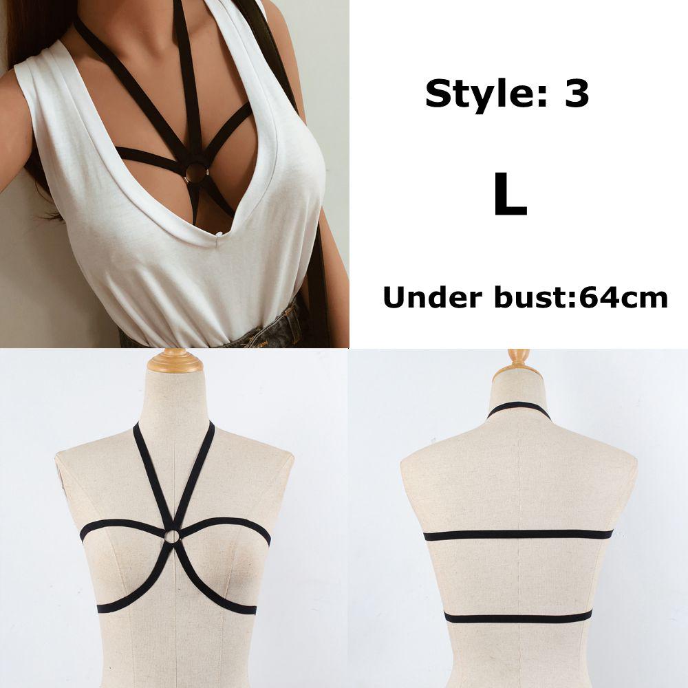 Noua Bralette Bustier Belt Lenjerie Sexy Bandage Sutien Cage Harness Push Up Crop Top