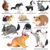 Simulation Animal Model Toys - Mouse, Marmot, Flying Squirrel, Naked Mole Rat, Squirrel, Weasel, Golden Hamster Ornaments