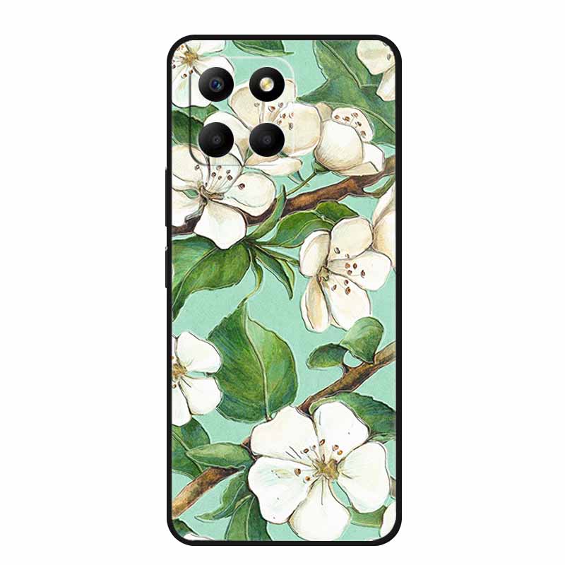 3D Emboss Case For Honor 200 Smart X6c X6b X8c X8b X7c X5b Plus Play 9A Phone Case X 6c 9 A Coque Black Silicone Soft Back Cover