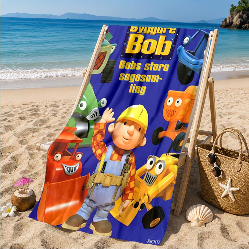 The Builder's Adventure Beach Towel Microfiber Beach Towel, Lightweight and Quick-Dry, for Summer Travel, Swimming Pool Fan Birthday Gift