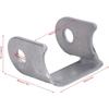 4Pcs Shock Swing Arm Weld On Mounting Bracket Kit Steel Alloy Secure Fixation Weld On Shock Mounts Bracket for ATV Dirt Bike UTV Go Kart