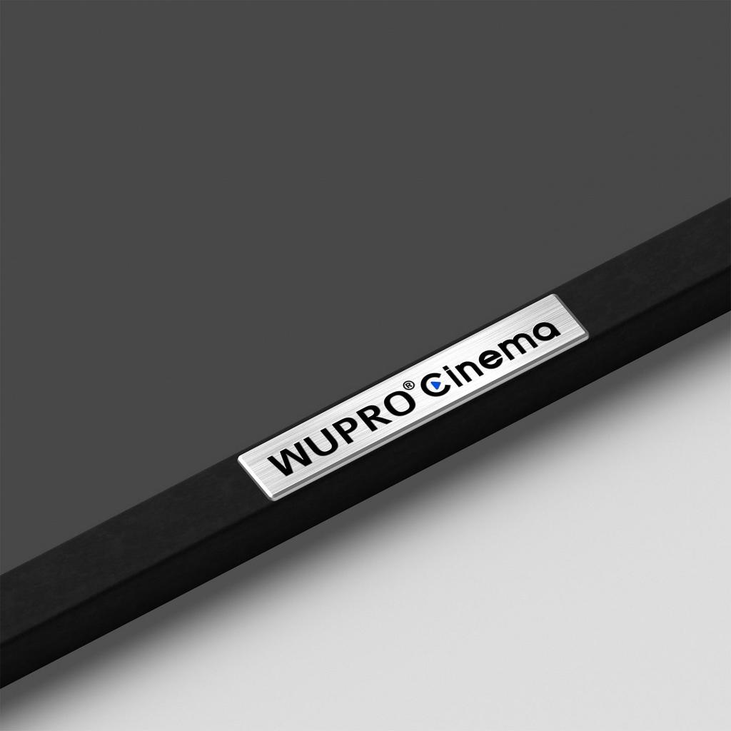 150 Zoll Nahtlose WUPRO Cinema Gallery Evo Schwarz Lentikulare CLR Festrahmenleinwand Für UST Projektoren