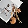 Taschenanhänger GHandgefertigtes Leder Croissant Geflochtener Stern Handy-Taschenanhänger Schlüsselanhänger Ornamente Geschenke