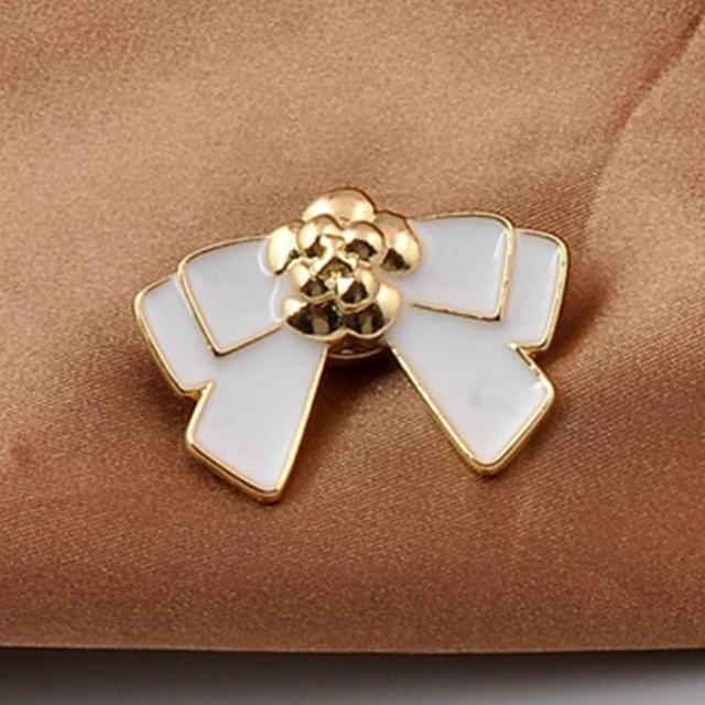 New Enamel Bowknot Magnet Brooch Safe Hijab Pins Fashion Scarf Shirt Collar Luxulry Gifts For Women Clothing Accessories