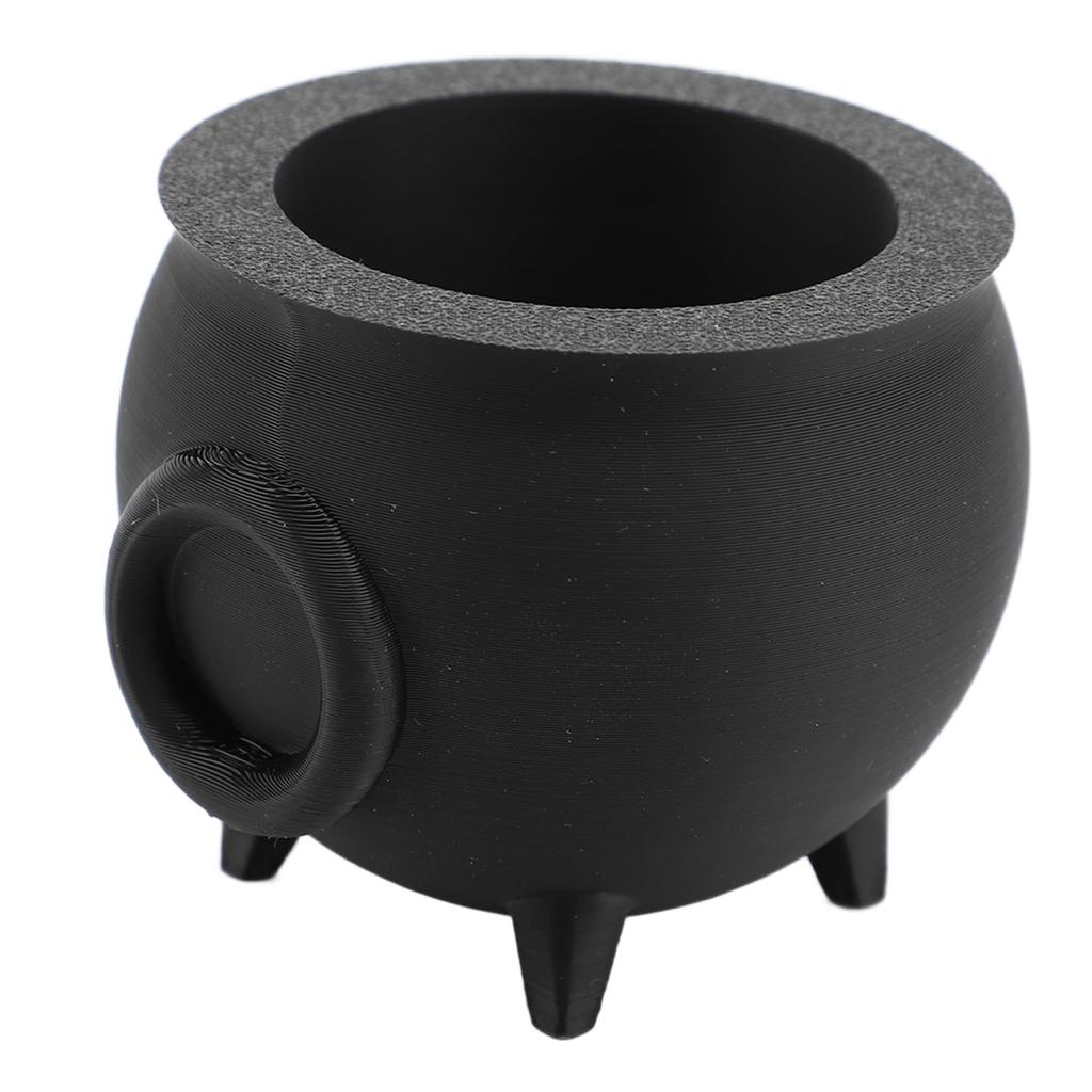 Cauldron Tea Light Holder Aromatherapy Diffuser Candle Jar for Holiday Themed Decoration Desktop