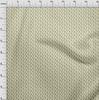 oneOone Cotton Flex Greenish Beige Fabric Asian Block Sewing Material Print Fabric By The Yard 40 Inch