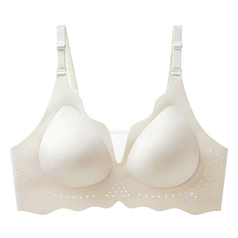 Small breasts gathered in spring, soft support, anti-sagging, sub-breasts fixed integrated bra cover