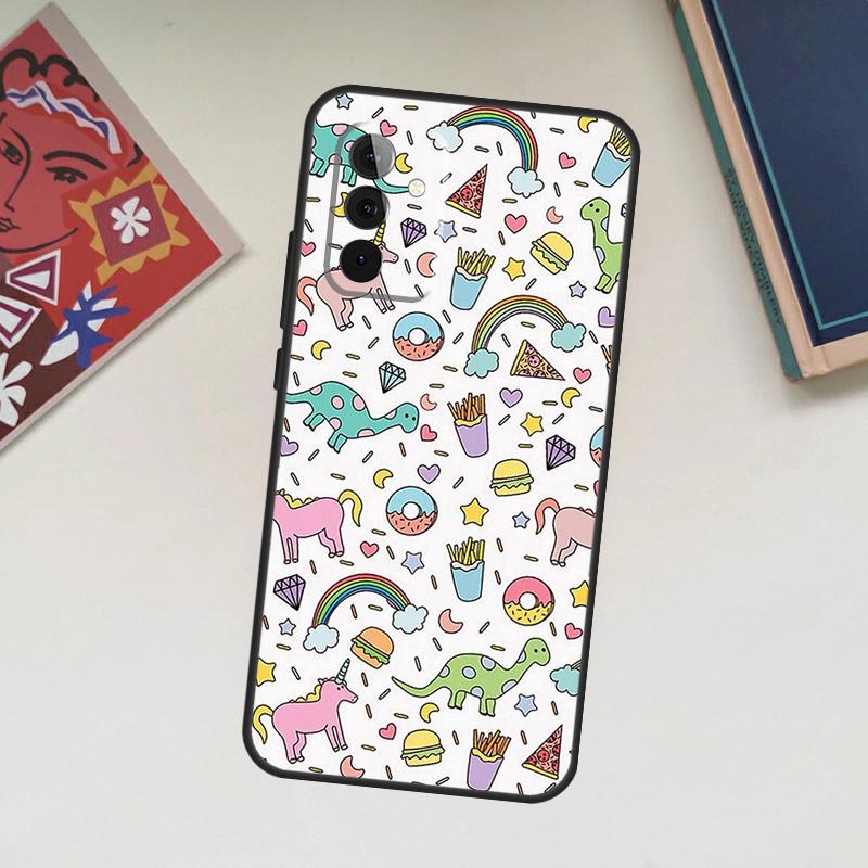 Dinosaur Pattern Case For Samsung Galaxy A17 A15 A54 A34 A14 A13 A23 A33 A53 A52 A32 A12 A56 A36 A16 A35 A55