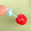8Pcs/Set Cute Dolphin Fruit Fork Kids Snack Dessert Decoration Forks Toothpick Lunch Salad Decoration Cake Picks