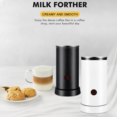 Electric Milk Frother 4-in-1 600W 240ml/8.12oz Hot and Cold Milk Foamer Silent Operation Anti Slip