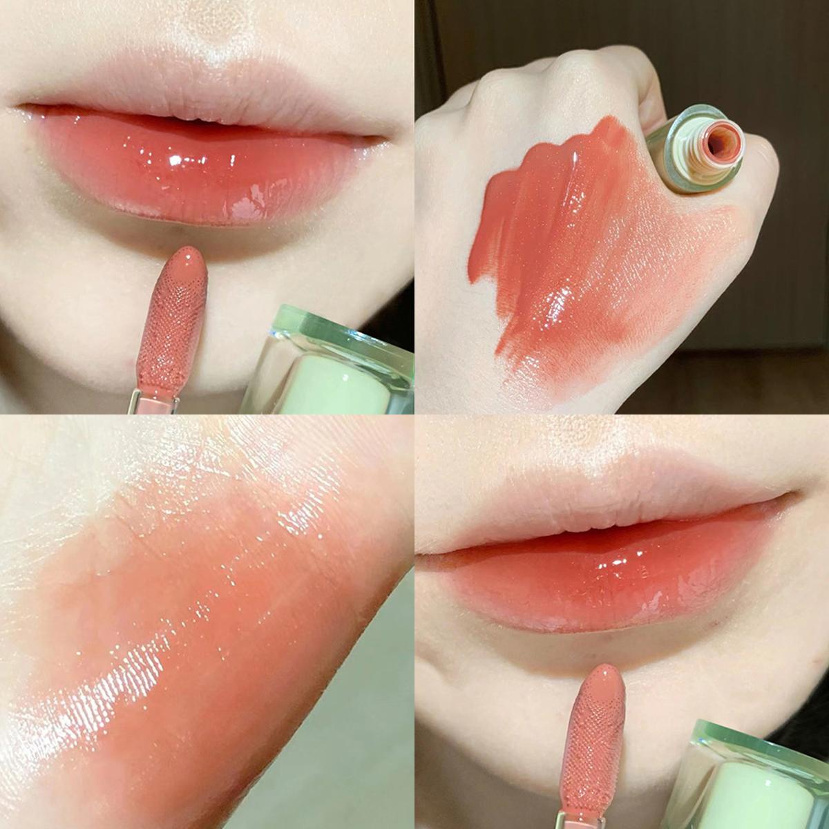 

CAPPUVINI Crystal Mirror Lip Gloss Nude Lip Tint Стойкая губная помада