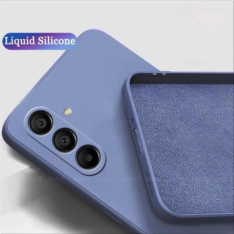 For Samsung A36 Case Cover Samsung Galaxy A36 Capas Phone Back Bumper Original Liquid Silicone Soft TPU Fundas Samsung A36 A3 26