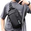 Men Small Backpack Chest Pack Shoulder Bag with USB Charging Port Travel Male Waterproof Nylon Sling Messenger Cross Body Bags